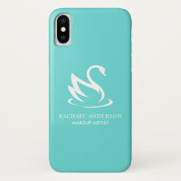 Minimalista de Cisne Branco no Robin do Azul