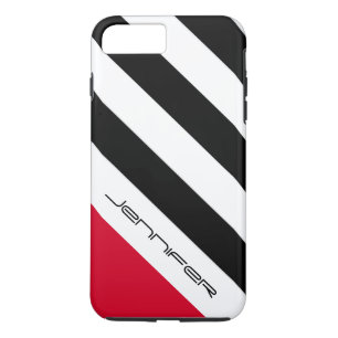 Capa Para iPhone Da Case-Mate Minimalista Preto/Branco/Vermelho, Nome