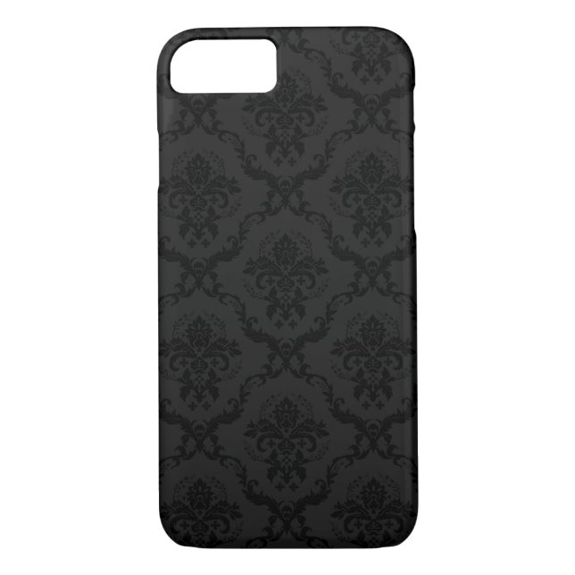 Capa Para iPhone, Case-Mate Mínimo Elegante Preto E Cinzas (Verso)