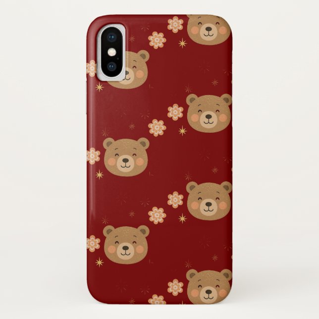 Capa Para iPhone, Case-Mate MiniPhone/iPad do Urso Sparkel (Verso)