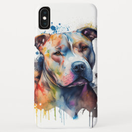 Capa Para iPhone Da Case-Mate Mirada tierna + corazón fuerte: pitbull
