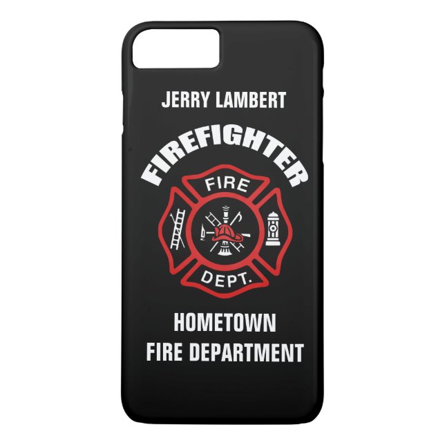 Capa Para iPhone, Case-Mate Modelo de Nome do Bombeiro (Verso)