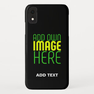CAPA PARA iPhone DA Case-Mate MODELO DE TEXTO DE IMAGEM NEGRA SIMPLES EDITÁVEL M