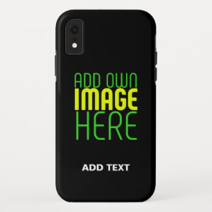 CAPA PARA iPhone DA Case-Mate MODELO DE TEXTO DE IMAGEM NEGRA SIMPLES EDITÁVEL M