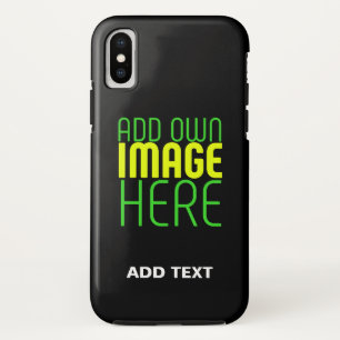 CAPA PARA iPhone DA Case-Mate MODELO DE TEXTO DE IMAGEM PRETA SIMPLES EDITÁVEL M