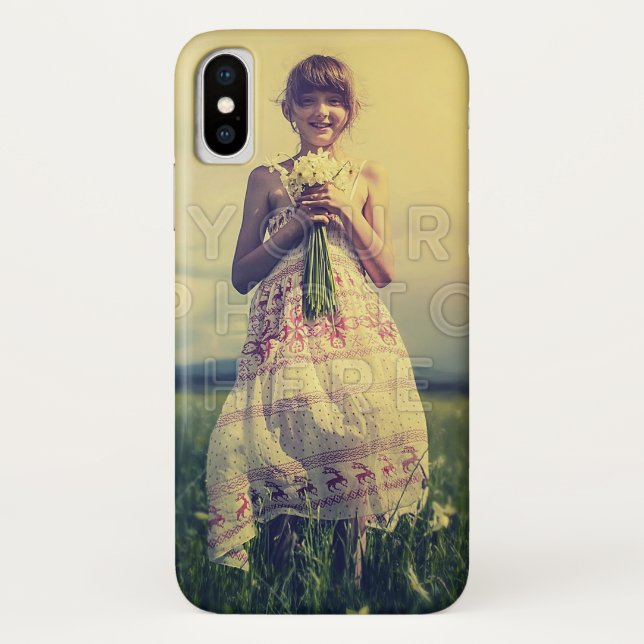 Capa Para iPhone, Case-Mate Modelo fácil personalizado da suficiência da foto (Verso)