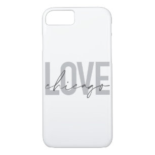 Capa iPhone 8/7 Moderno, legal, simples, mínimo, design Love Chica