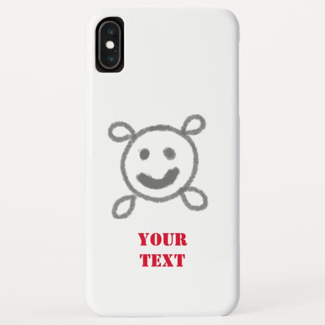 CAPA PARA iPhone, Case-Mate  MODERNO MODERNO MODERNO SIMPLES CHIC ELEGANTE MONO (Verso)