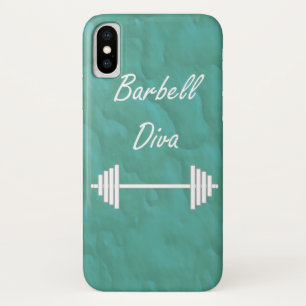 Capa Para iPhone Da Case-Mate Molde do Barbell da malhação da diva do Barbell