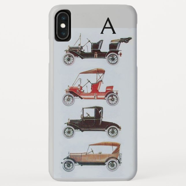 CAPA PARA iPhone, Case-Mate  MONOGRAM CARROS VINTAGE (Verso)
