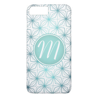 Capa Para iPhone Da Case-Mate Monograma Azul Vintage em Padrão Artsy