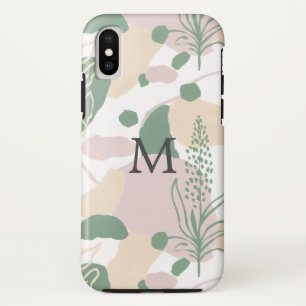 Capa Para iPhone Da Case-Mate Monograma Botânico Pastel Abstrato Geométrico