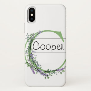 Capa Para iPhone Da Case-Mate Monograma C Lavanda Eucalyptus