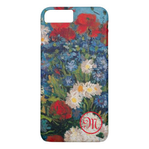 Capa Para iPhone Da Case-Mate Monograma das Flores Van Gogh e Elizabeth -
