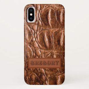 Capa Para iPhone Da Case-Mate Monograma de Crocodilo Cutâneo