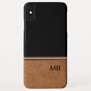 Capa Para iPhone Da Case-Mate Monograma de Faux Leather Men