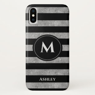 Capa Para iPhone Da Case-Mate Monograma de Gardoura Negra Elegante