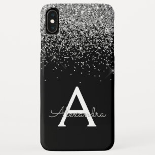 Capa Para iPhone Da Case-Mate Monograma de Glam Silver Black Luxury