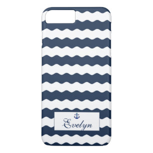 Capa Para iPhone Da Case-Mate Monograma de Ondas Azuis