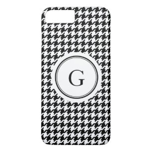 Capa Para iPhone Da Case-Mate Monograma de padrão-som branco preto-tenda