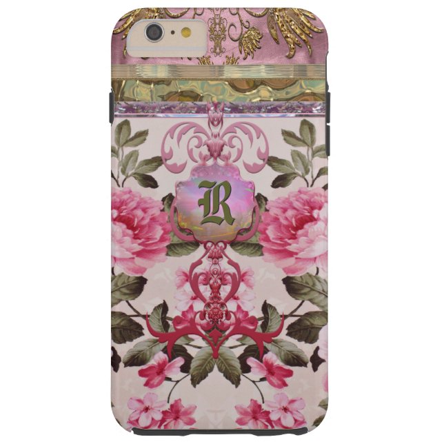 Capa Para iPhone, Case-Mate Monograma de Peony Place (Verso)
