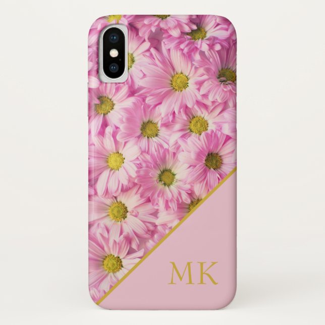Capa Para iPhone, Case-Mate Monograma de Visitas Rosa (Verso)