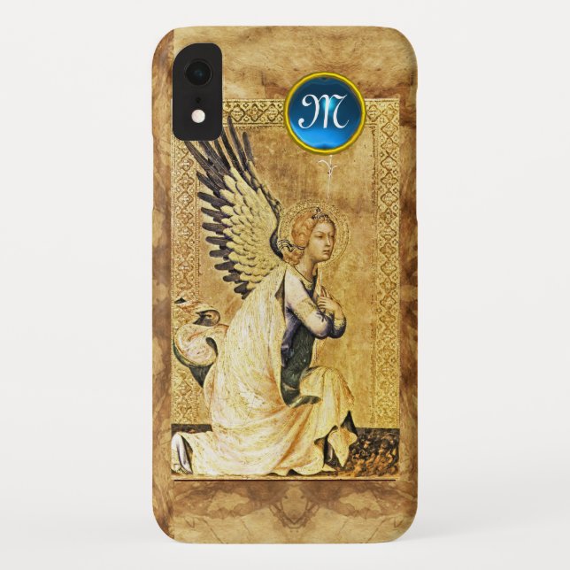 CAPA PARA iPhone, Case-Mate  MONOGRAMA DO ÂNGULO DE ANUNCIAÇÃO,BURRAGEM (Verso)