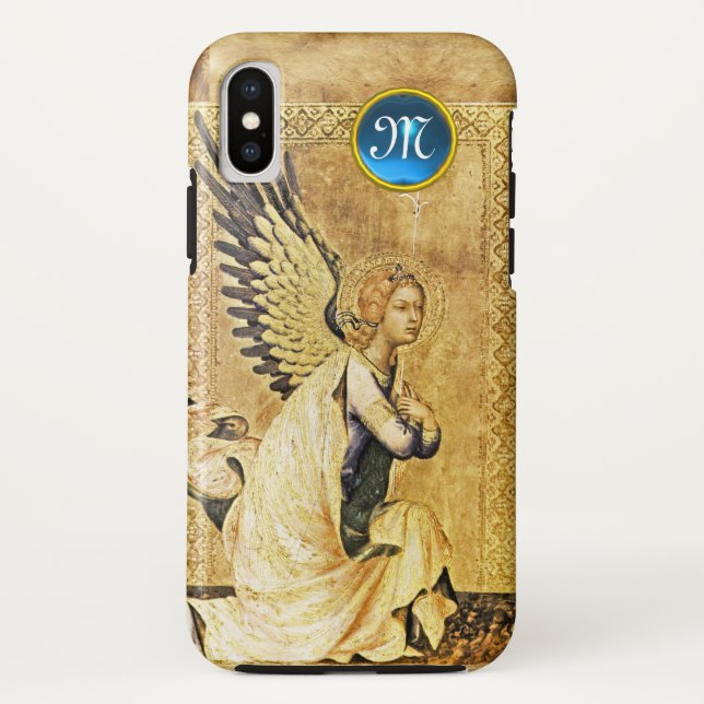 CAPA PARA iPhone, Case-Mate  MONOGRAMA DO ÂNGULO DE ANUNCIAÇÃO,BURRAGEM (Verso)