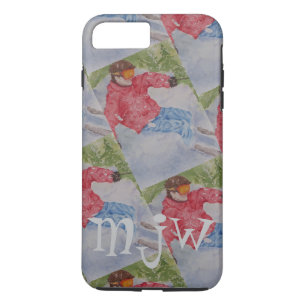 Capa Para iPhone Da Case-Mate MONOGRAMA DO SKIER descida