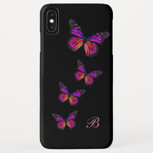 Capa Para iPhone Da Case-Mate Monograma do tema da natureza da borboleta