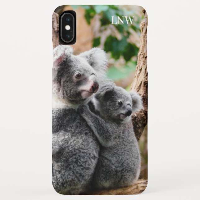 Capa Para iPhone, Case-Mate Monograma do Urso Koala (Verso)