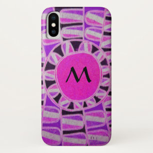 Capa Para iPhone Da Case-Mate MONOGRAMA ENERGÉTICA SOLAR SOLAR Rosa Púrpura Pret