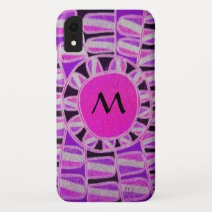Capa Para iPhone Da Case-Mate MONOGRAMA ENERGÉTICA SOLAR SOLAR Rosa Púrpura Pret