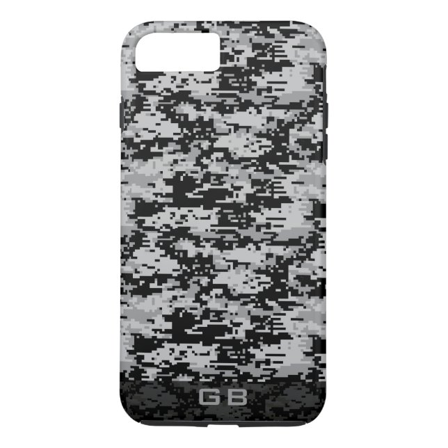 Capa Para iPhone, Case-Mate Monograma feito sob encomenda de Didgital Camo (Verso)