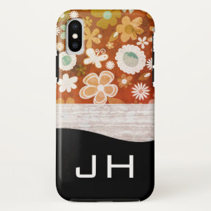 Capa Para iPhone Da Case-Mate Monograma floral e textura