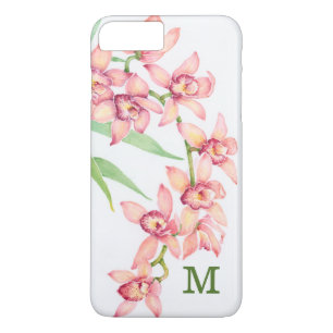 Capa Para iPhone Da Case-Mate Monograma  Flores Rosa Aquarela