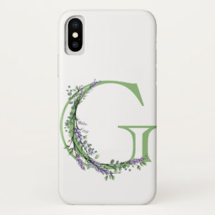 Capa Para iPhone Da Case-Mate Monograma G Eucalipto Lavanda