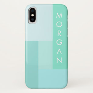 Capa Para iPhone Da Case-Mate monograma geométrico pastel moderno