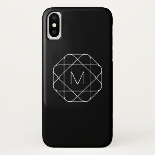 Capa Para iPhone Da Case-Mate Monograma Geométrico Preto e Branco