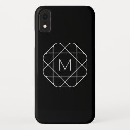 Capa Para iPhone Da Case-Mate Monograma Geométrico Preto e Branco