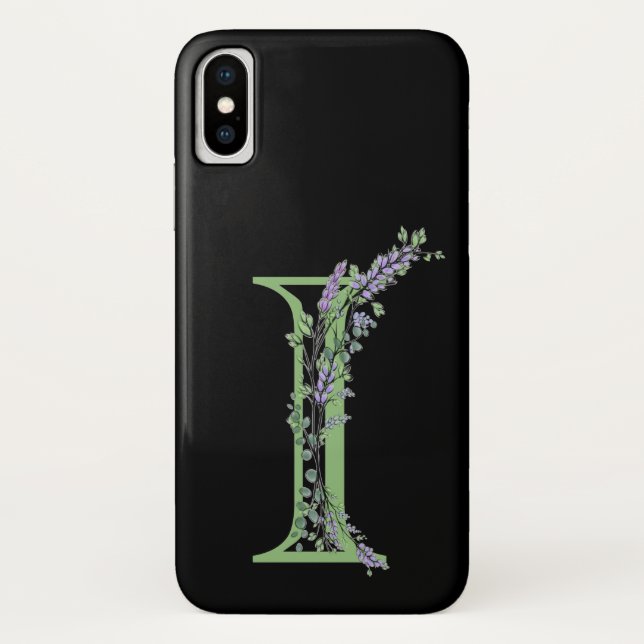 Capa Para iPhone, Case-Mate Monograma I Lavanda Eucalyptus (Verso)