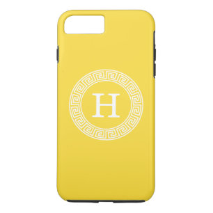 Capa Para iPhone Da Case-Mate Monograma Inicial do Quadro-Chave Grego