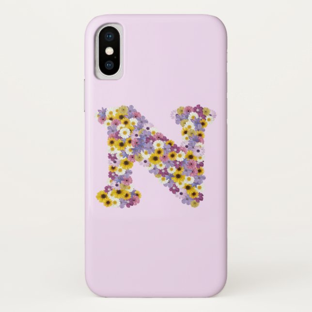 Capa Para iPhone, Case-Mate Monograma - letra N (Verso)