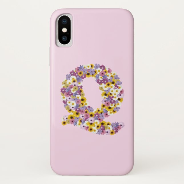 Capa Para iPhone, Case-Mate Monograma - letra Q (Verso)