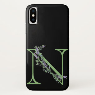 Capa Para iPhone Da Case-Mate Monograma N Lavanda Eucalyptus