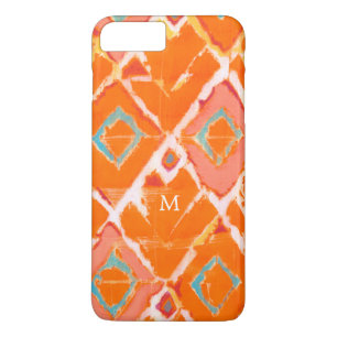 Capa iPhone 8 Plus/7 Plus Monograma   Orange Tribal II