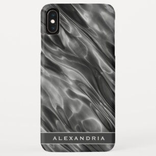 Capa Para iPhone Da Case-Mate Monograma ou nome cinzento moderno do impressão  