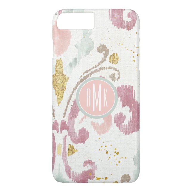 Capa Para iPhone, Case-Mate Monograma| Padrão Soft Deco (Verso)