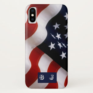 Capa Para iPhone Da Case-Mate Monograma Personalizado do iPhone de Sinalizador A