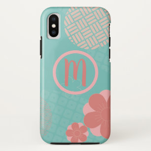 Capa Para iPhone Da Case-Mate Monograma personalizado padrão japonês